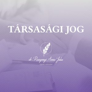 Társasági jog